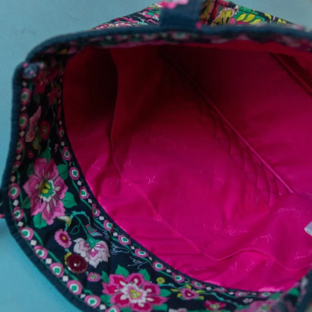 LIKE NEW Vera Bradley Petal Paisley Quilted Floral Large Shoulder Tote Bag